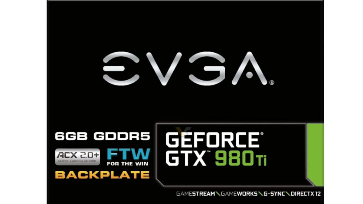EVGA GTX 980 Ti FTW Box