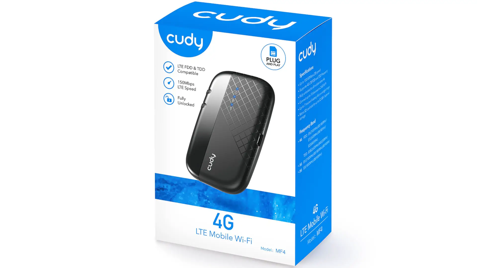 CUDY MF4 4G LTE Mobile Wifi Router 4
