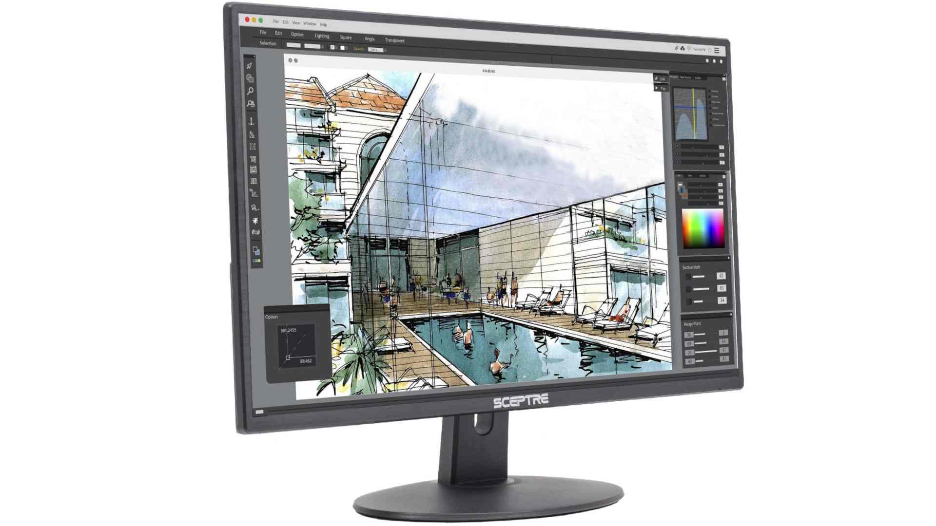 SCEPTRE 20 Inch E205W 1600SR Monitor 2