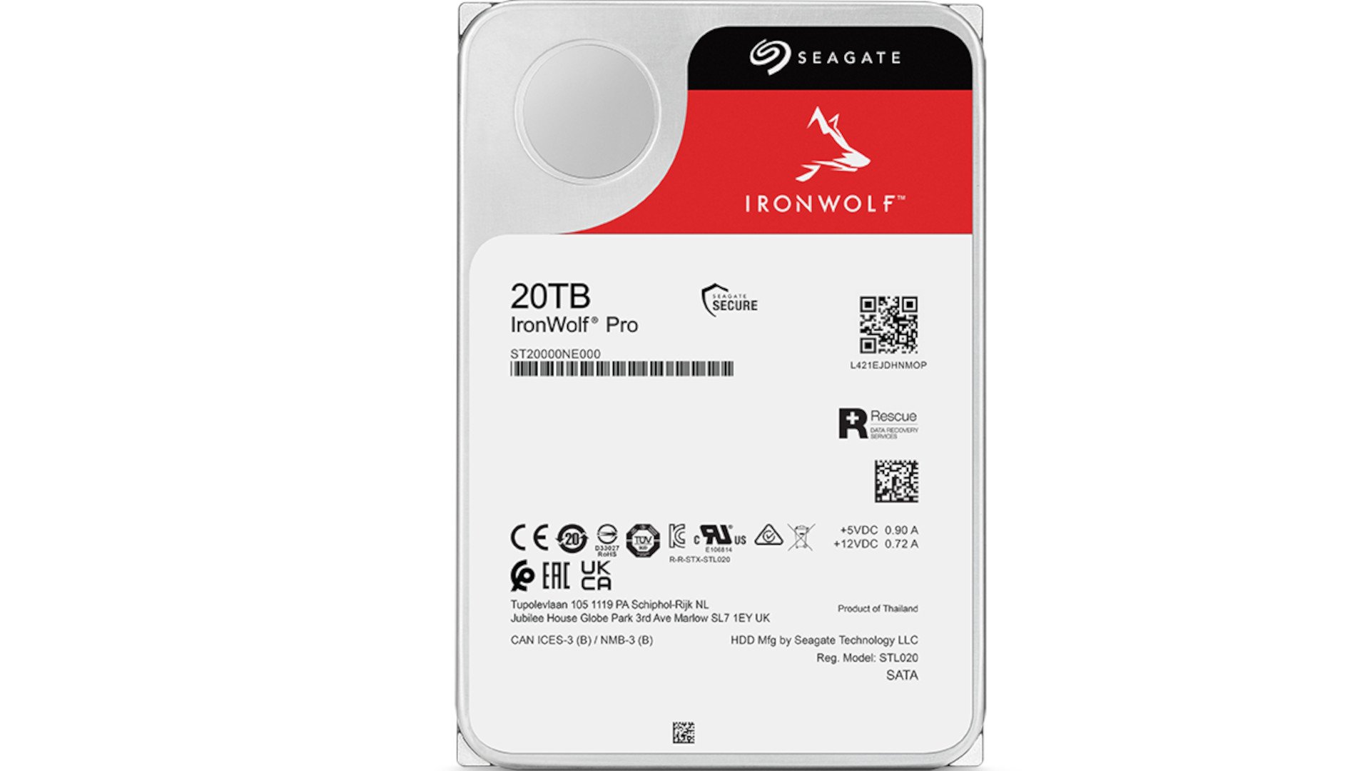 Seagate IronWolf Pro 20 TB ST20000NT001 4